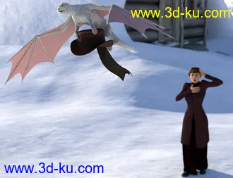3D打印模型Oso Draco Furo for Daz Dragon 3的图片