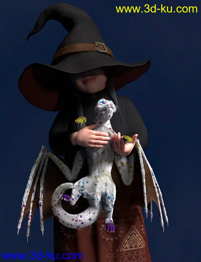 Oso Draco Furo for Daz Dragon 3模型的图片7
