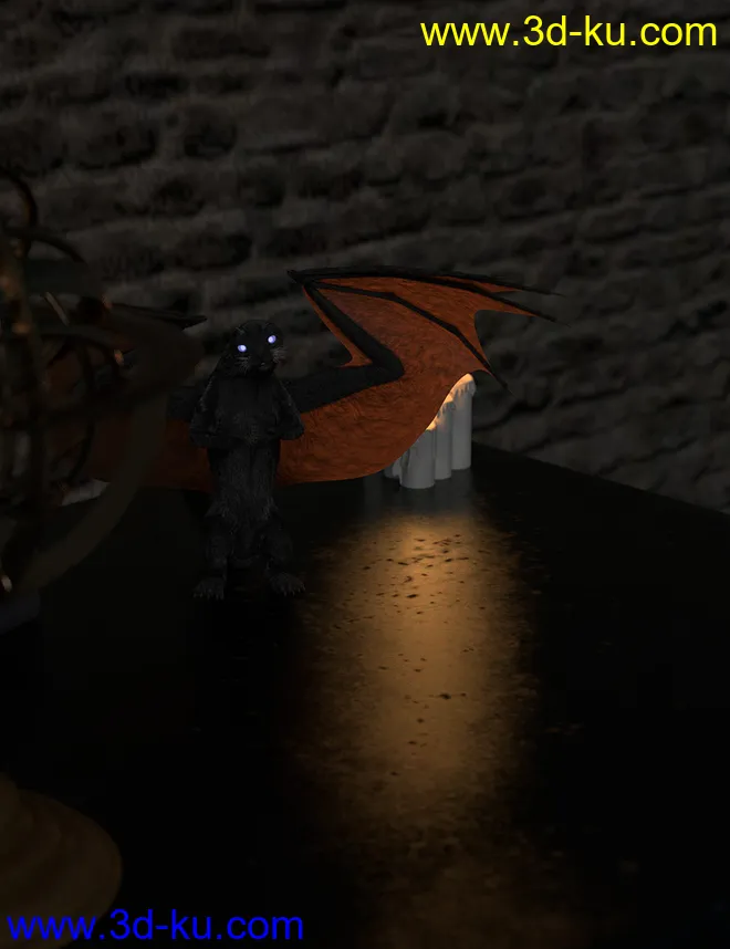 Oso Draco Furo for Daz Dragon 3模型的图片8