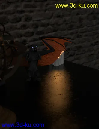 3D打印模型Oso Draco Furo for Daz Dragon 3的图片