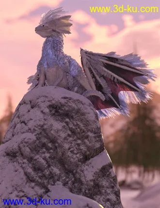 3D打印模型Oso Pixie Dragon for Daz Dragon 3的图片