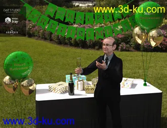 3D打印模型Party Decoration Elements的图片