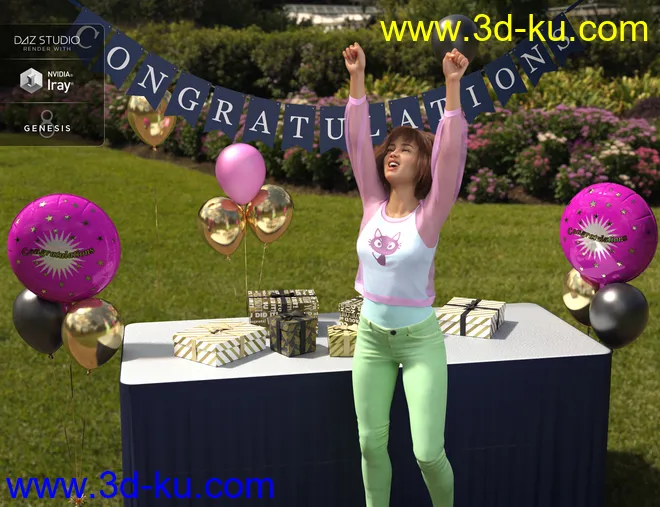 Party Decoration Elements模型的图片3