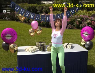 3D打印模型Party Decoration Elements的图片