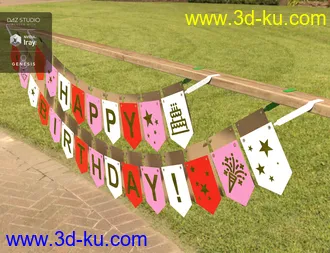 3D打印模型Party Decoration Elements的图片