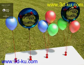 3D打印模型Party Decoration Elements的图片