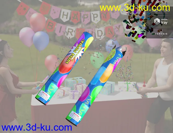 Party Decoration Elements模型的图片15