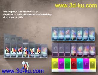 3D打印模型Personal Aids for Genesis 3 and Genesis 8的图片