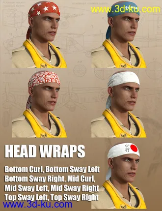 3D打印模型Pilot Uniform Materials of WWII的图片