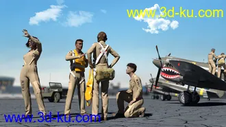 3D打印模型Pilots Uniform of WWII的图片