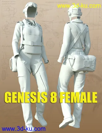 3D打印模型Pilots Uniform of WWII的图片