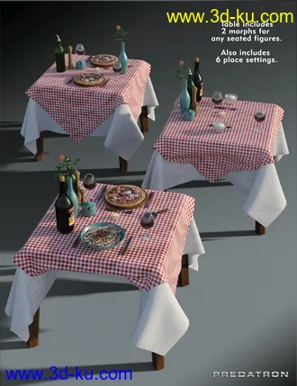 3D打印模型Pizzeria Algihieri的图片