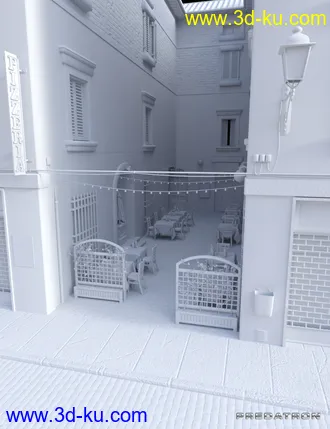 3D打印模型Pizzeria Algihieri的图片