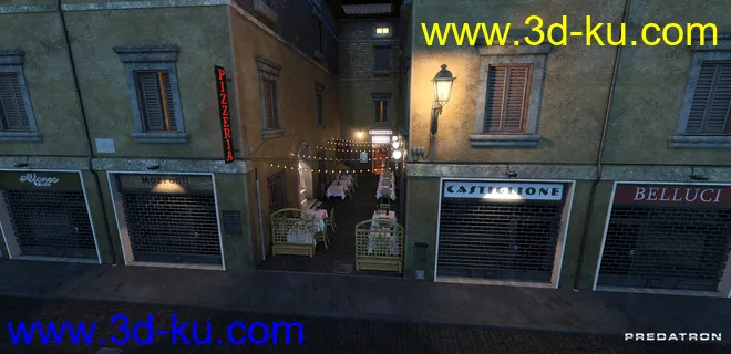 Pizzeria Algihieri模型的图片6