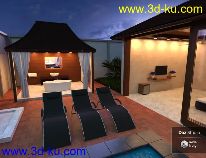 Pool Villa模型的图片4