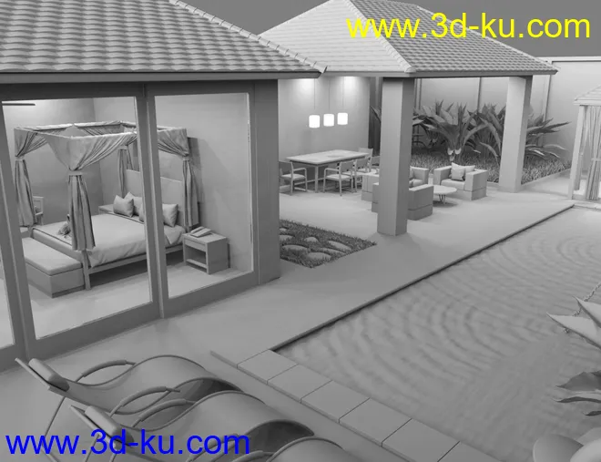 Pool Villa模型的图片7