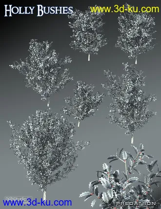 3D打印模型Predatron Holly Bushes的图片