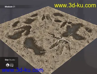 3D打印模型Prehistoric Floodplain Modules的图片