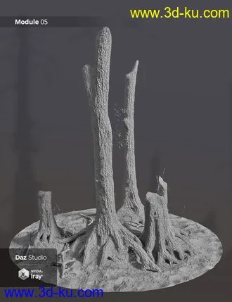 3D打印模型Prehistoric Floodplain Modules的图片