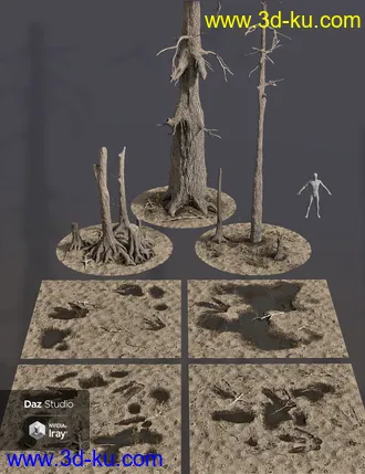 3D打印模型Prehistoric Floodplain Modules的图片