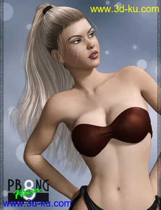 3D打印模型Pretty Base NG 8 Hair for Genesis 8 Female(s)的图片