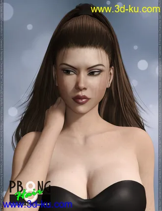 3D打印模型Pretty Base NG 8 Hair for Genesis 8 Female(s)的图片