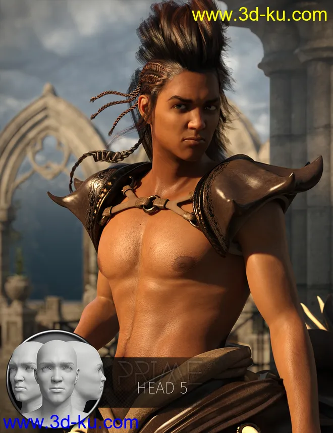 Prime Brawnies for Genesis 8 Male Centaur模型的图片3