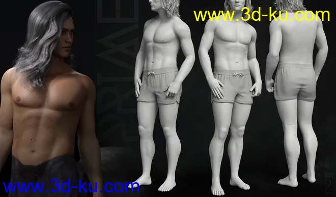 Prime Brawnies for Genesis 8 Male Centaur模型的图片6