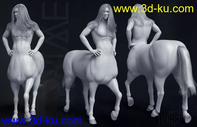 Prime Brawnies for Genesis 8 Male Centaur模型的图片9