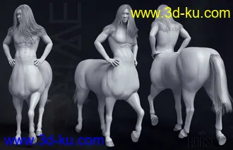 3D打印模型Prime Brawnies for Genesis 8 Male Centaur的图片
