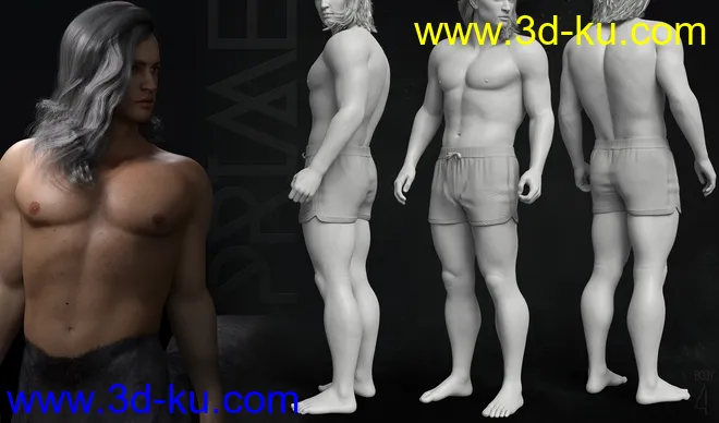 Prime Brawnies for Genesis 8 Male Centaur模型的图片15
