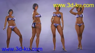 3D打印模型PTF Insolent Poses and Expressions for Latonya 8 and Genesis 8 Female的图片