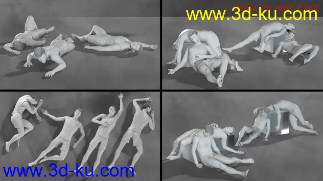 PTF Un-deadbeats - Materials, Poses, Props模型的图片3