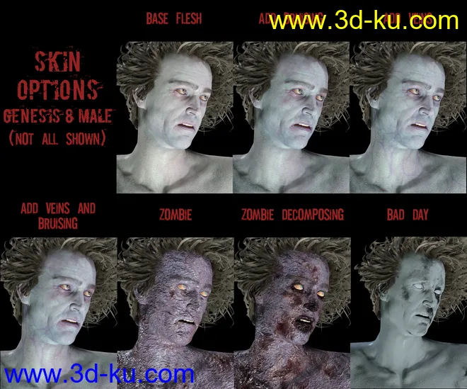 PTF Un-deadbeats - Materials, Poses, Props模型的图片7