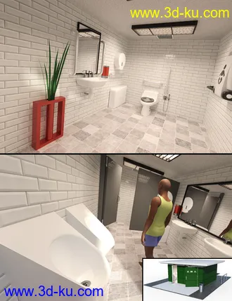 3D打印模型Public Toilet的图片