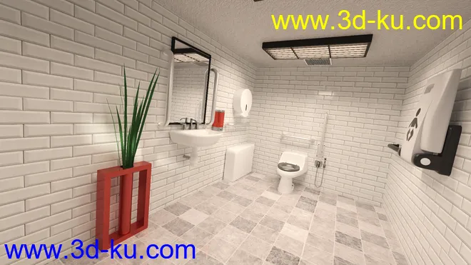 Public Toilet模型的图片2