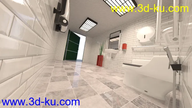 Public Toilet模型的图片3