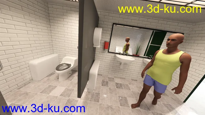 Public Toilet模型的图片5