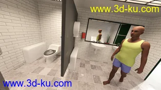 3D打印模型Public Toilet的图片