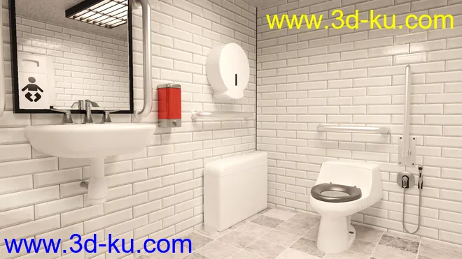 Public Toilet模型的图片6