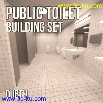 3D打印模型Public Toilet Construction Set的图片