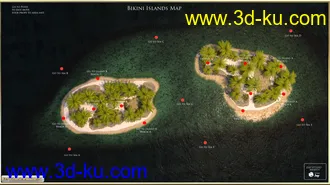 3D打印模型PW Bikini Islands的图片