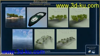 3D打印模型PW Bikini Islands的图片