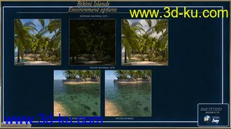 3D打印模型PW Bikini Islands的图片