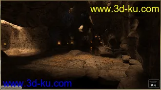 3D打印模型PW Caves of Cave Island的图片