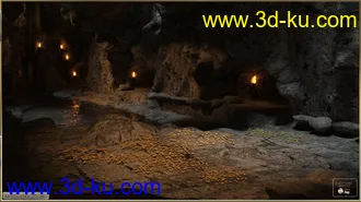3D打印模型PW Caves of Cave Island的图片