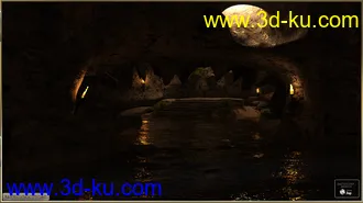 3D打印模型PW Caves of Cave Island的图片