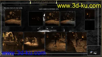 3D打印模型PW Caves of Cave Island的图片