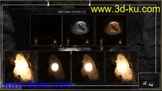3D打印模型PW Caves of Cave Island的图片