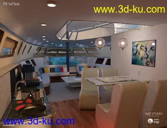 PW Sail Boat模型的图片3